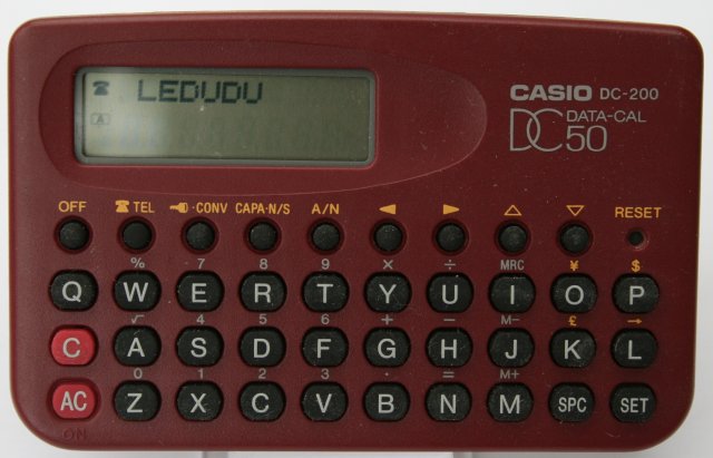 Casio DC-200 Red