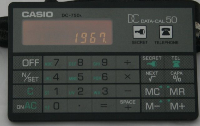 Casio DC-750A