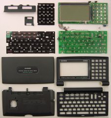 All of its parts. Dismantling such a model needs care ans patience!
