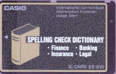 IC-Card : finance, banking, insurance and legal spelling check dictionary.