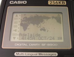 Graphic display close-up